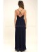 Depths Of My Love Navy Blue Maxi Dress
